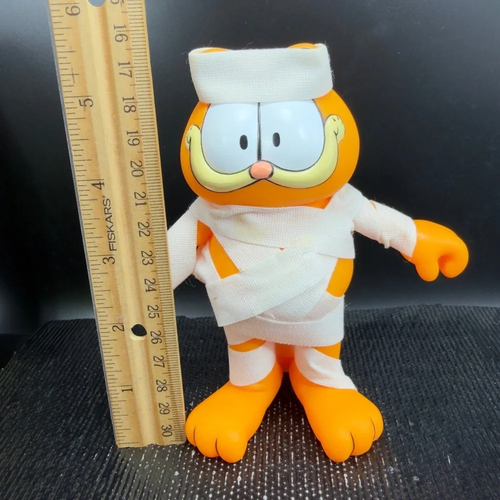 Garfield Mummy‎ Vinyl Figure Enesco 1978 Halloween Collectible Plastic Vintage